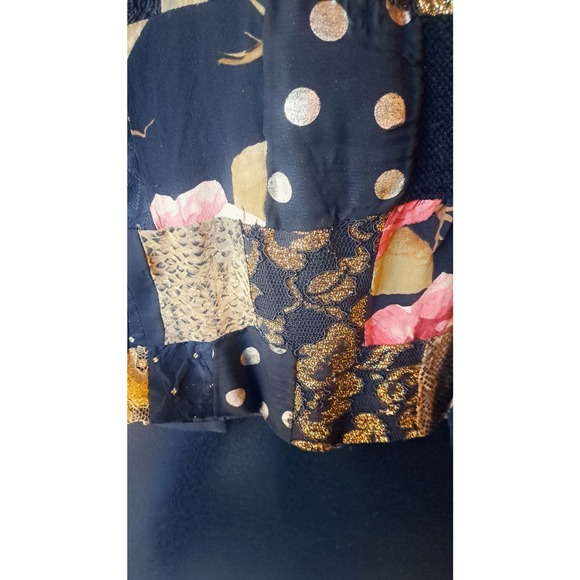 Delah size M/P black & gold vintage  blazer - Picture 7 of 16